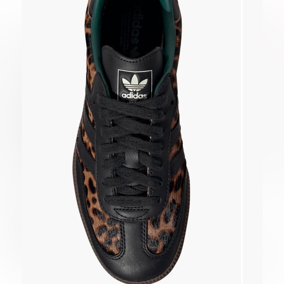 Adidas Black and Brown Samba-Style Sneakers - Picture 3 of 6